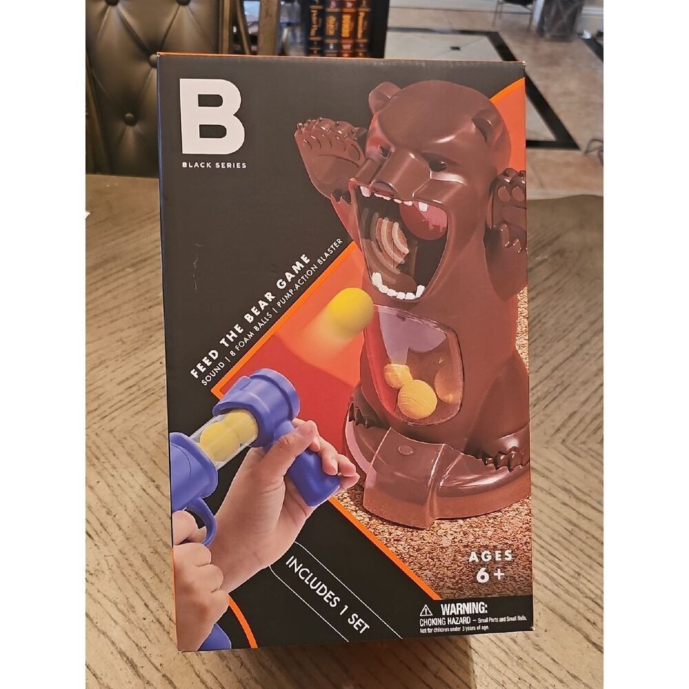 Feed The Bear Game Black Series NWT